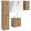 vidaXL Badezimmerschrank-Set 5 pcs Artisan-Eiche 53 x 15,5 x 70 cm