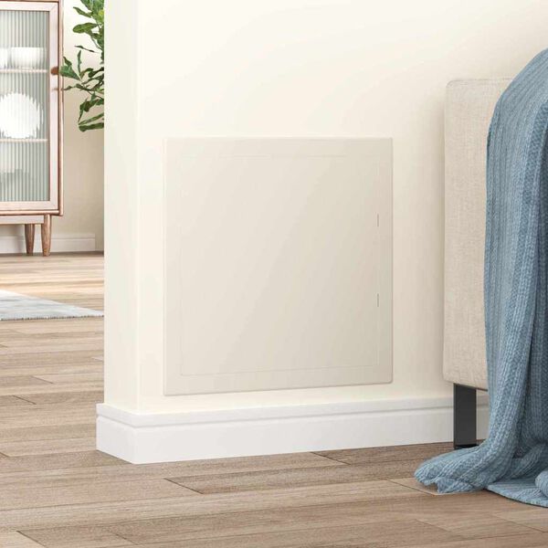 vidaXL Zugangspanels Wei&szlig; 35 x 35 cm ABS Kunststoff