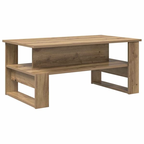 vidaXL Couchtisch Artisan-Eiche 90 x 50 x 40 cm Holzwerkstoff