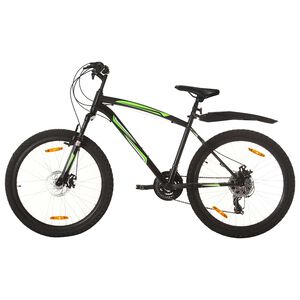vidaXL Mountainbike 21 Gang 26 Zoll Rad 46 cm Schwarz