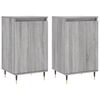 vidaXL Sideboards 2 Stk. Grau Sonoma 40x35x70 cm Holzwerkstoff