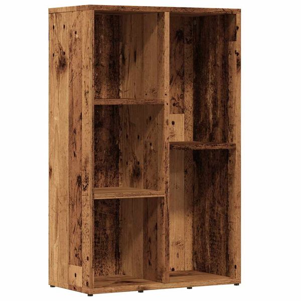 vidaXL Bücherregal Altholz-Optik 50x25x80 cm Holzwerkstoff