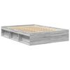 vidaXL Bettgestell Grau Sonoma 120x190 cm