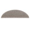 vidaXL Treppenmatten Selbstklebend Sisal-Look 15 Stk. 56x17x3 Platina