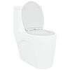 vidaXL Toilettensitz Wei&szlig; 47 x 37,5 x 3,8 cm Duroplast