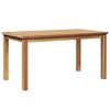 vidaXL Couchtisch Braun 90 x 50 x 45,5 cm Massivholz Teak