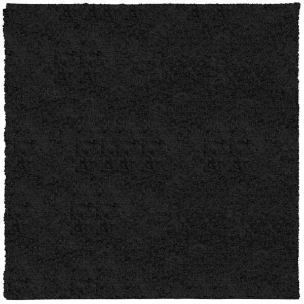 vidaXL Shaggy-Teppich PAMPLONA Hochflor Modern Schwarz 160x160 cm