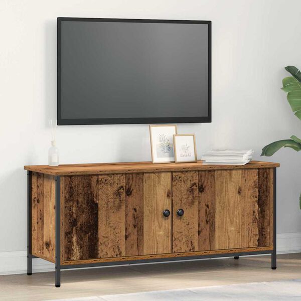 vidaXL TV-Schr&auml;nk Altholz 100 x 35 x 45 cm Holzwerkstoff