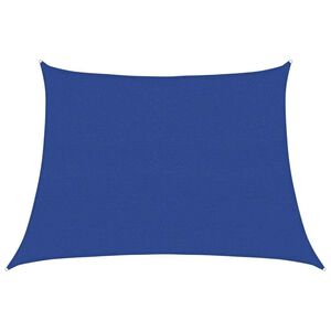 vidaXL Sonnensegel 160 g/m&sup2; Trapezform Blau 4/5x3 m HDPE