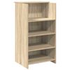 vidaXL Empfangstheke Sonoma-Eiche 135x50x103,5 cm Holzwerkstoff