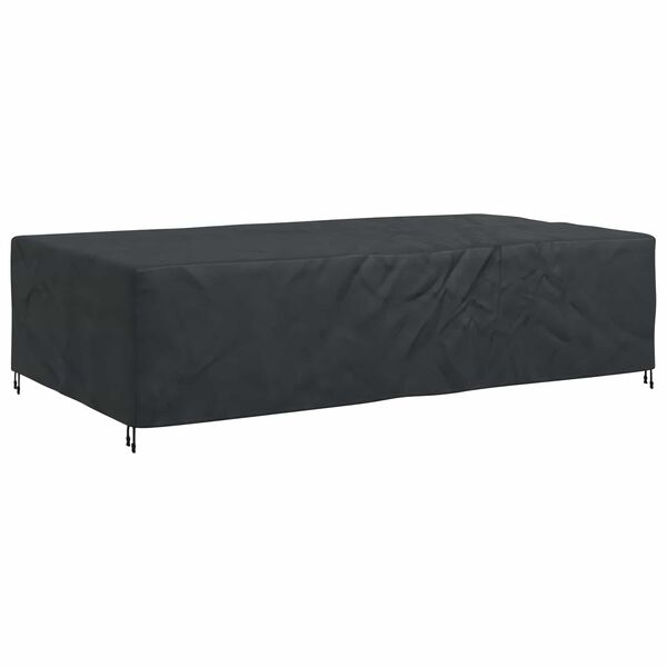 vidaXL M&ouml;belbezug Uni Schwarz 315 x 180 x 74 cm 600D