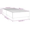 vidaXL Boxspringbettgestell Dunkelbraun 90x200 cm Stoff