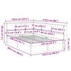 vidaXL Massivholzbett mit Regal ohne Matratze 120x200 cm Kiefer