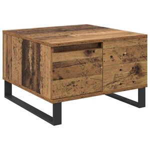 vidaXL Couchtisch Altholz 55 x 55 x 36,5 cm Holzwerkstoff