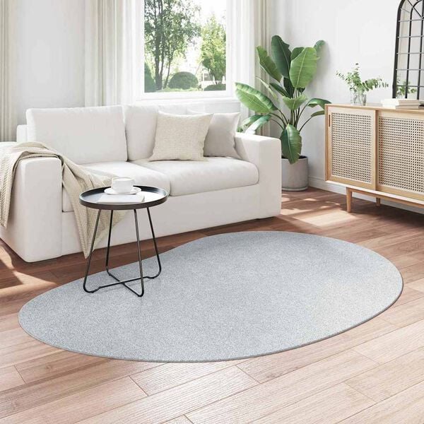 vidaXL Teppich HUARTE Grau 140 x 200 cm Polyester