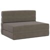 vidaXL Klappsofa Bett Hellgrau 70 x 80 x 60 cm Stoff