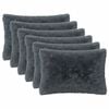 vidaXL Kissen 6 stk. HEERLEN Anthrazit 40 x 60 cm PV Fleece