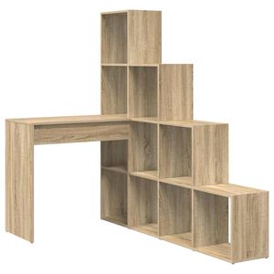 vidaXL Eck-Schreibtisch Sonoma-Eiche 101,5 x 149,5 x 149,5 cm