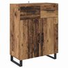 vidaXL Highboard Altholz 69,5 x 34 x 180 cm Holzwerkstoff