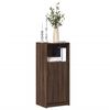 vidaXL LED-Sideboard Braun Eichen-Optik 42,5x34x100 cm Holzwerkstoff