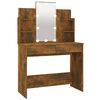 vidaXL Schminktisch mit LED R&auml;uchereiche 96x40x142 cm