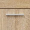 vidaXL Badschrank mit Spiegel Sonoma-Eiche Holzwerkstoff