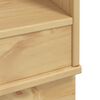 vidaXL Schrank SKI Honigbraun 60 x 46 x 81 cm Massives Kiefernholz