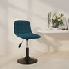 vidaXL Esszimmerstuhl Drehbar Blau Samt