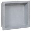vidaXL Duschnische Mattgrau 41x36x10 cm