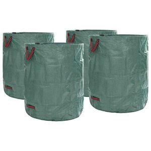 vidaXL Gartenmüllsäcke 4 pcs Grün 79 x 79 x 99.5 cm Polypropylen