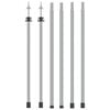 vidaXL Teleskop-Tarpstangen 102-260 cm 2 Stk. Aluminium