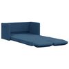 vidaXL Bodensofa mit Schlaffunktion Blau 112x174x55 cm Stoff