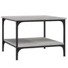 vidaXL Couchtisch Grau Sonoma 55x55x40 cm Holzwerkstoff