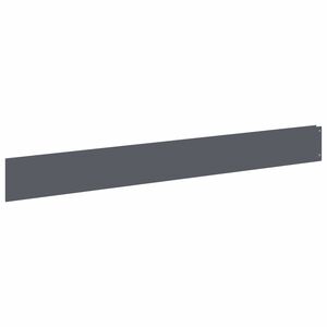 vidaXL Rasenkante 10 stk. 100 x 12 cm Stahl Anthrazit