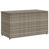 vidaXL Gartenschrank Grau 110x55x60,5 cm Poly Rattan