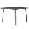 vidaXL Gartentisch Anthrazit 100x100x72 cm Stahlgitter