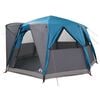 vidaXL Zelt f&uuml;r 6 Personen mit Dach Blau 425 x 396 x 222 cm