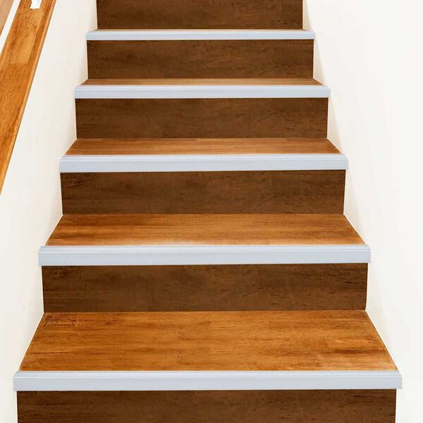 vidaXL Treppenkantenprofile 10 pcs Silber 67 cm Aluminium