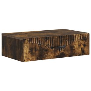 vidaXL Wandmontierter Beistelltisch 59 x 34,5 x 17 cm Holzwerkstoff