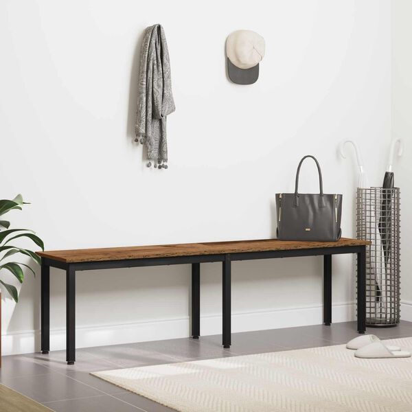 vidaXL Bank Altholz 160 x 35 x 45 cm Holzwerkstoff