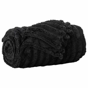 vidaXL Wohndecke Schwarz 200 x 150 cm 0.8 kg Fleece