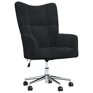 vidaXL Relaxsessel Schwarz Samt