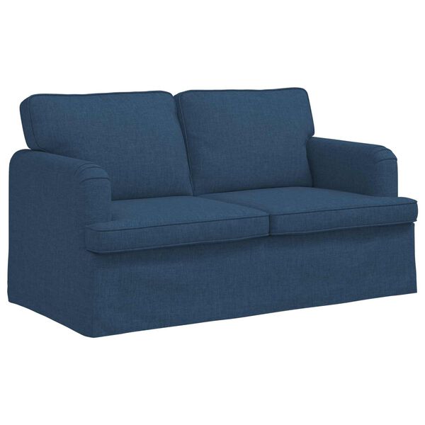 vidaXL Sofa Blau 144 x 80 x 85 cm Stoff
