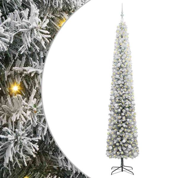 vidaXL K&uuml;nstlicher Weihnachtsbaum mit 300 LEDs mit St&auml;nder Gr&uuml;n 300 cm