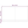 vidaXL Einziehbare Markise Wei&szlig; 400 x 200 cm Stoff