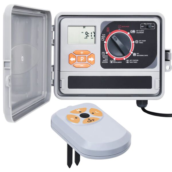 vidaXL Garten-Bewässerungssteuerung mit Feuchtigkeitssensor