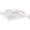 vidaXL Tischplatte 60x60x2 cm Quadratisch Massivholz Akazie
