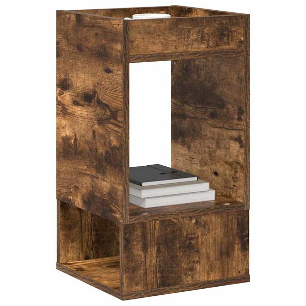 vidaXL Beistelltisch Ger&auml;ucherte Eiche 30 x 30 x 56 cm Holzwerkstoff