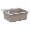 vidaXL Waschbecken Grau 470 x 440 mm Granit