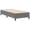 vidaXL Boxspringbett Hellgrau 90 x 200 cm Cordstoff